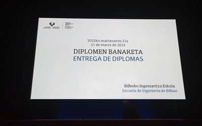 Entrega de diplomas 2021/22 de la Escuela de Ingeniería de Bilbao