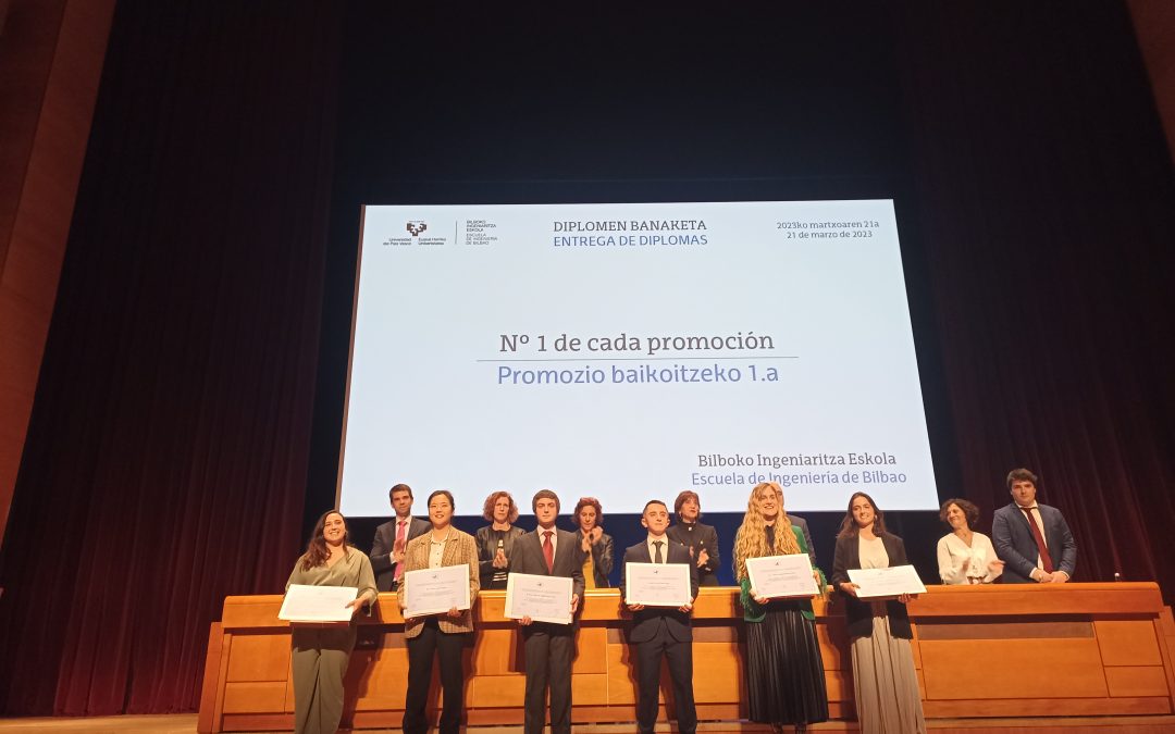 Mención honorífica de la Fundación Escuela de Ingenieros de Bilbao a los mejores expedientes 2021/22