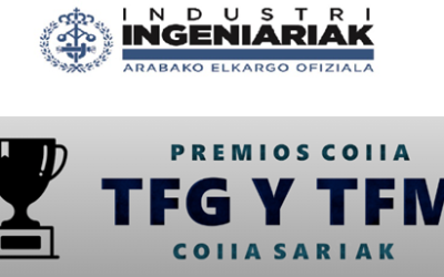 Premios a los mejores TFGs y TFMs del Colegio de Ingenieros Industriales de Álava para estudiantes alaveses